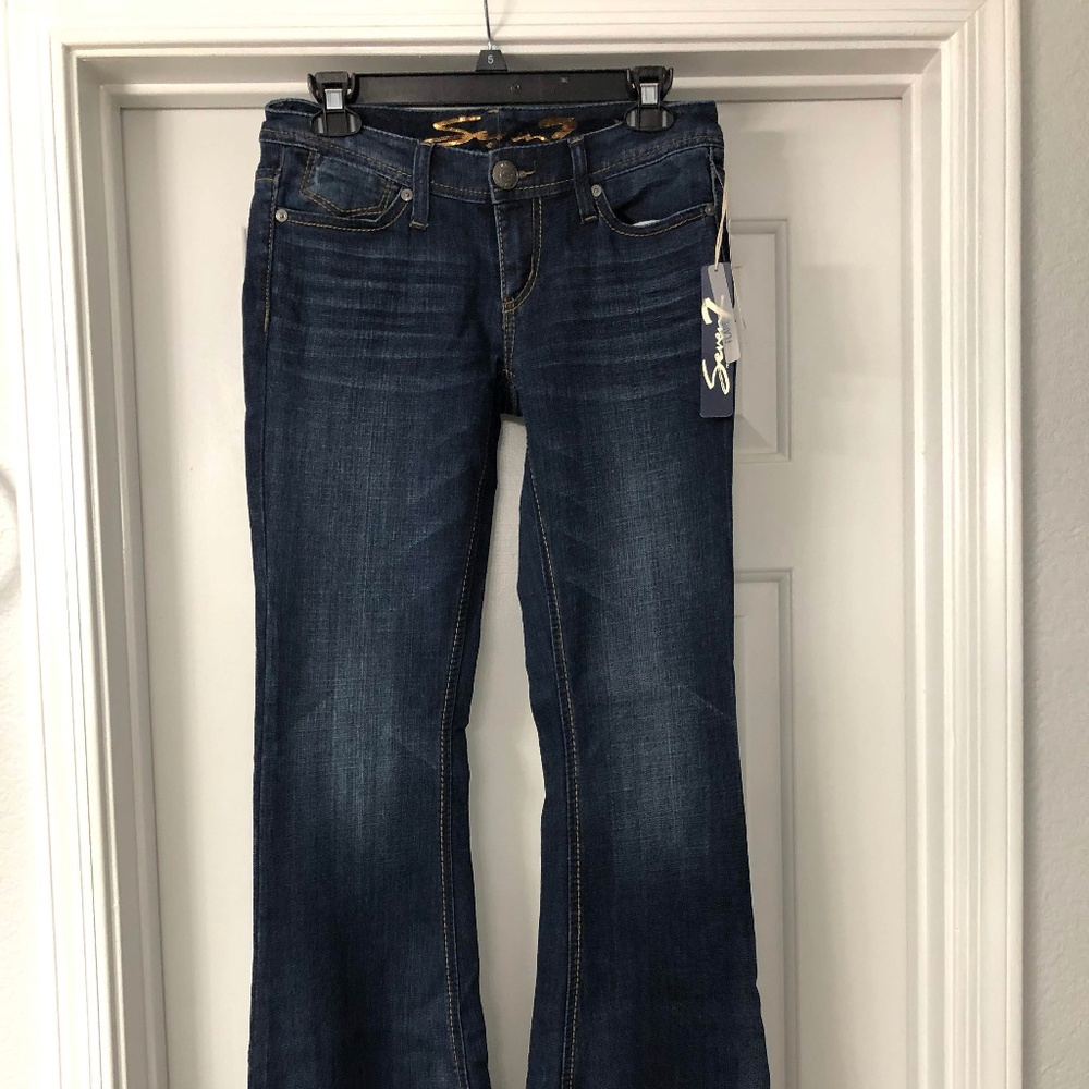 7 for All Mankind jeans, flare leg